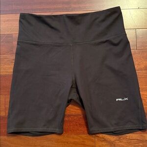 Ralph Lauren Dark Brown Bike Shorts Size L Great Condition